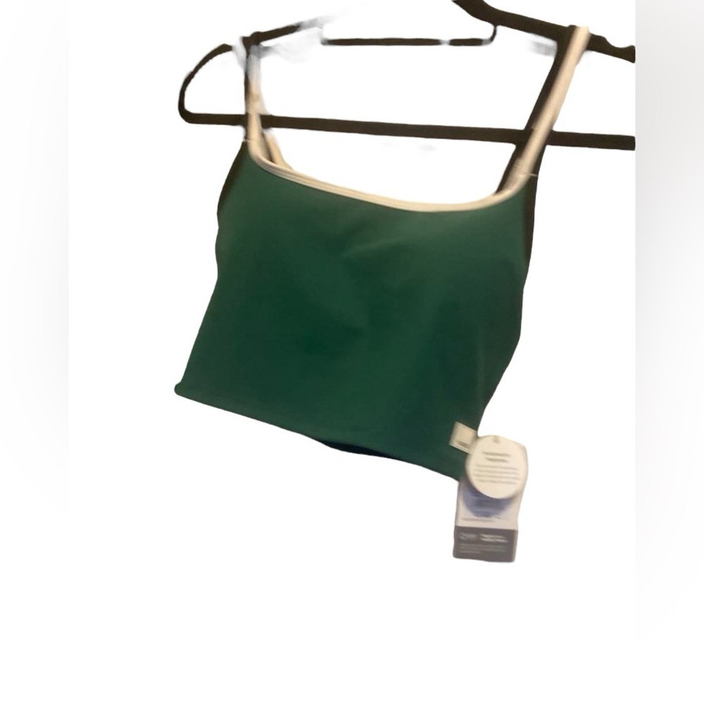 Vuori Green and Black Tank Top